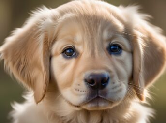 ai generated, golden retriever, puppy