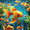 ai generated, fish, goldfish