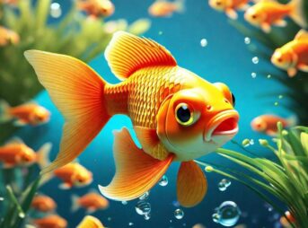 ai generated, fish, goldfish